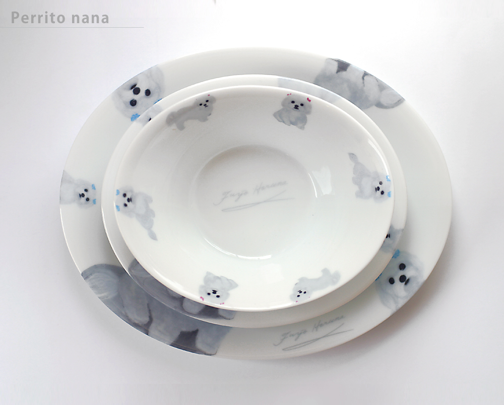 愛犬家の方にオススメ!マルチーズの絵柄が可愛いシリーズ(犬、ワンちゃん)【春名芙蓉ブランド】